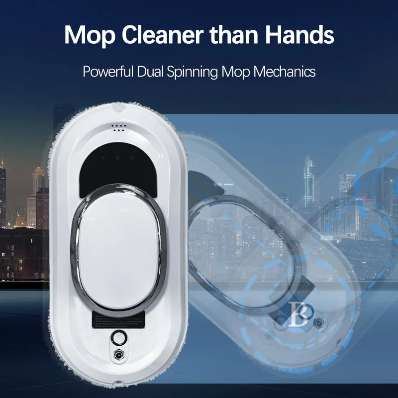 Smart Window Cleaning Robot – Remote-Controlled Glass Cleaner