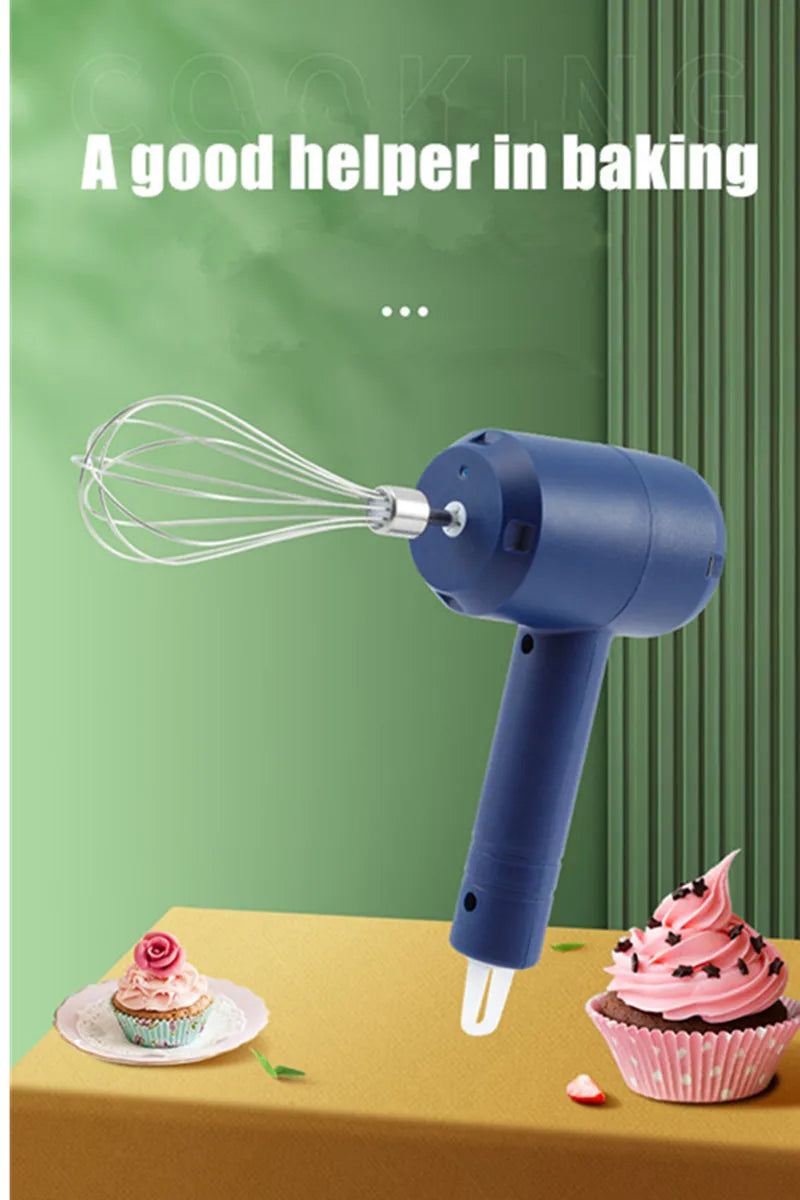Portable Blender Mixer Kitchen Tools Milk Frother Egg Beater Cake Baking Kneading Mixer Hand Mixer Electric Food Processors Set