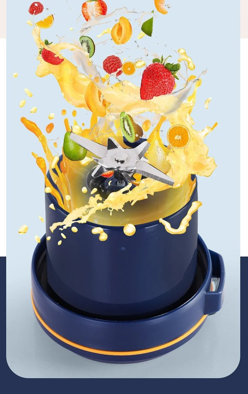 Portable USB Electric Juicer – Rechargeable Fruit Blender for Home & Outdoor Use