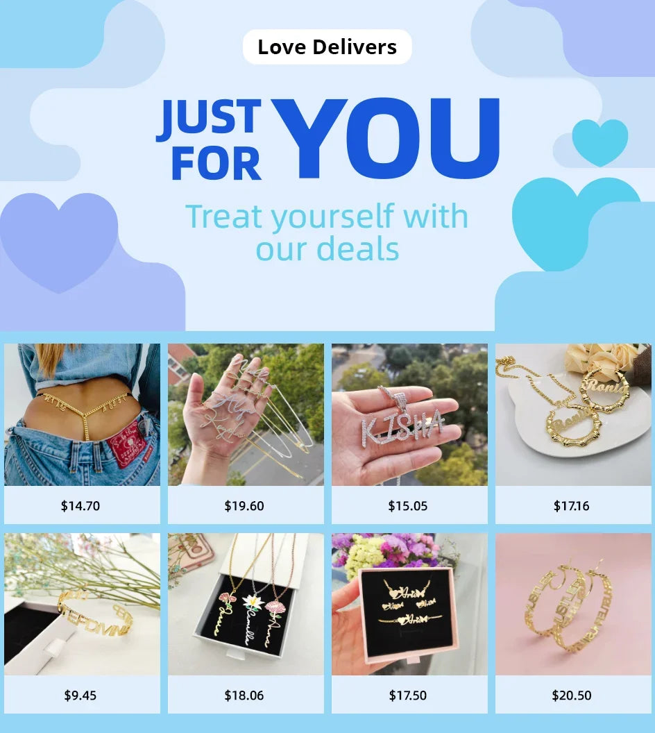 Custom Personalized Name Necklace with Butterfly Pendant – Choker for Women & Girls