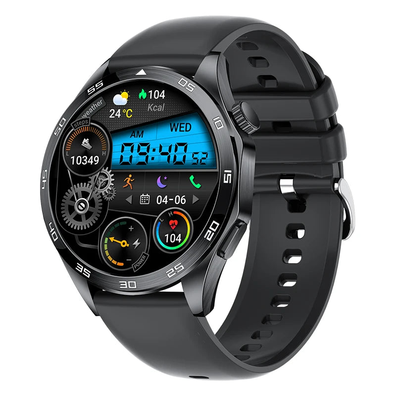 LIGE GT4 Pro Men's Smartwatch – ECG, Heart Rate, Bluetooth Call, Sports & Fitness Tracker for Android & iOS