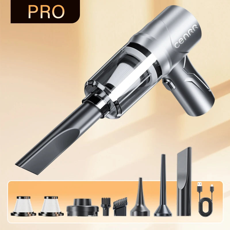 CENRR Mini Car Vacuum Cleaner Cordless Powerful Wireless Cleaner Cleaning for Car Machine HandHeld Portable Car Vacuum Cleaners