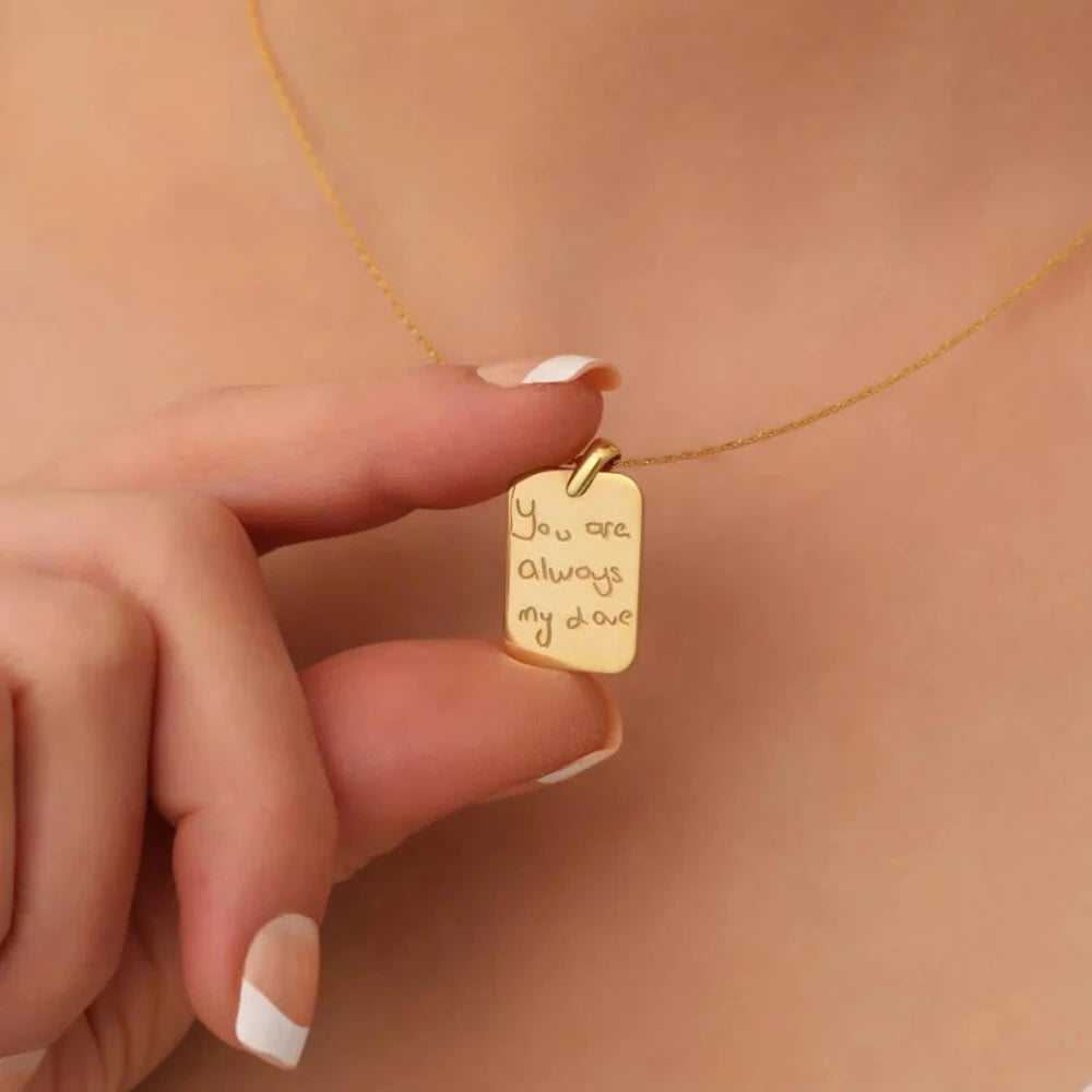 Custom Engraved Necklace