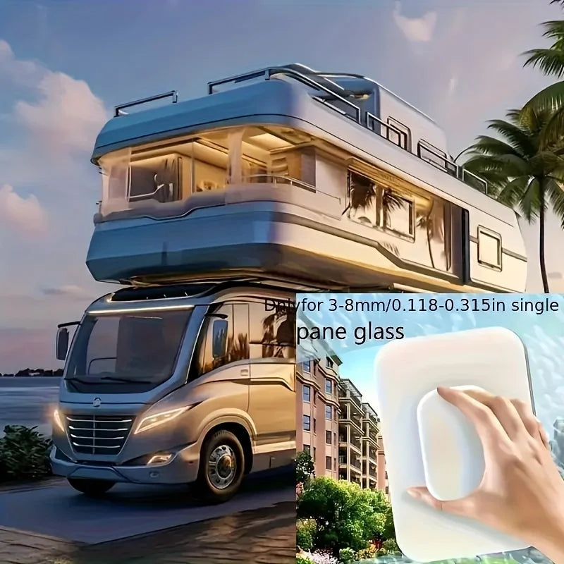 Magnetic Window Cleaner – Double-Sided Glass Wiper for High-Rise & Home Us