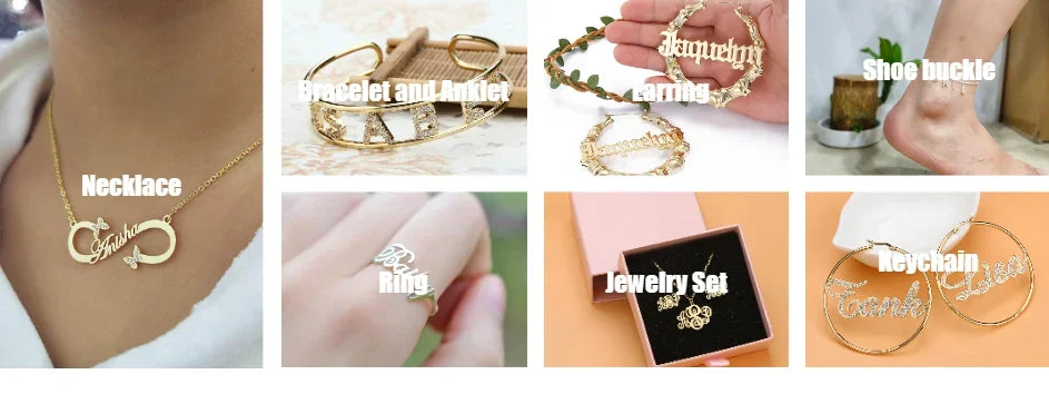 Custom Personalized Name Necklace with Butterfly Pendant – Choker for Women & Girls