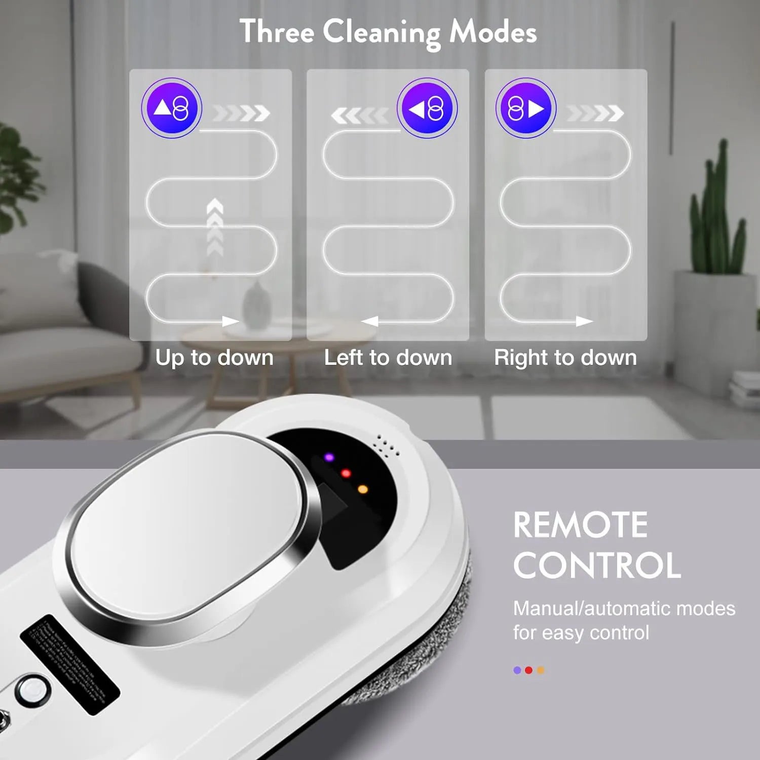 Smart Window Cleaning Robot – Remote-Controlled Glass Cleaner