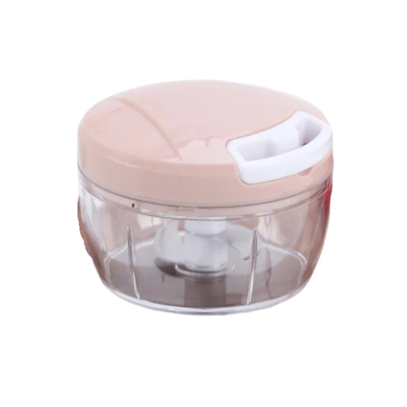 Manual Garlic Chopper & Vegetable Cutter – 200/500/900ML Hand-Pull Food Slicer & Crusher for Kitchen Use
