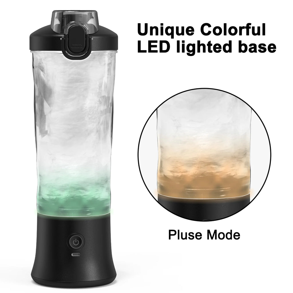 Portable Cordless Blender – 18oz USB-C Rechargeable Smoothie Maker with Leakproof Lid & BPA-Free Cup
