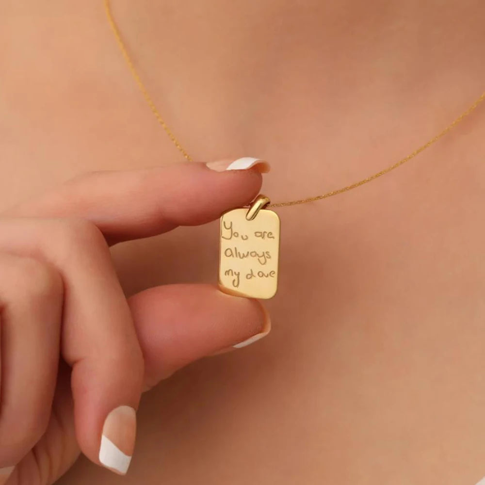 Custom Engraved Necklace