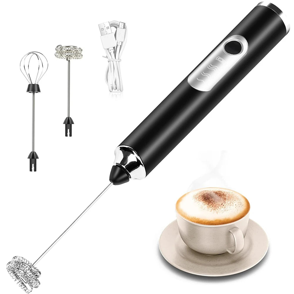 Electric Handheld Milk Frother – Drink Mixer & Egg Whisk for Coffee, Matcha, and Cappuccino          Ask ChatGPT