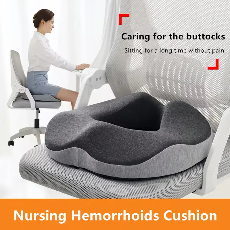 Health Care Hemorrhoid Mat – Donut-Shaped Memory Foam Cushion for Pain Relief & Comfort