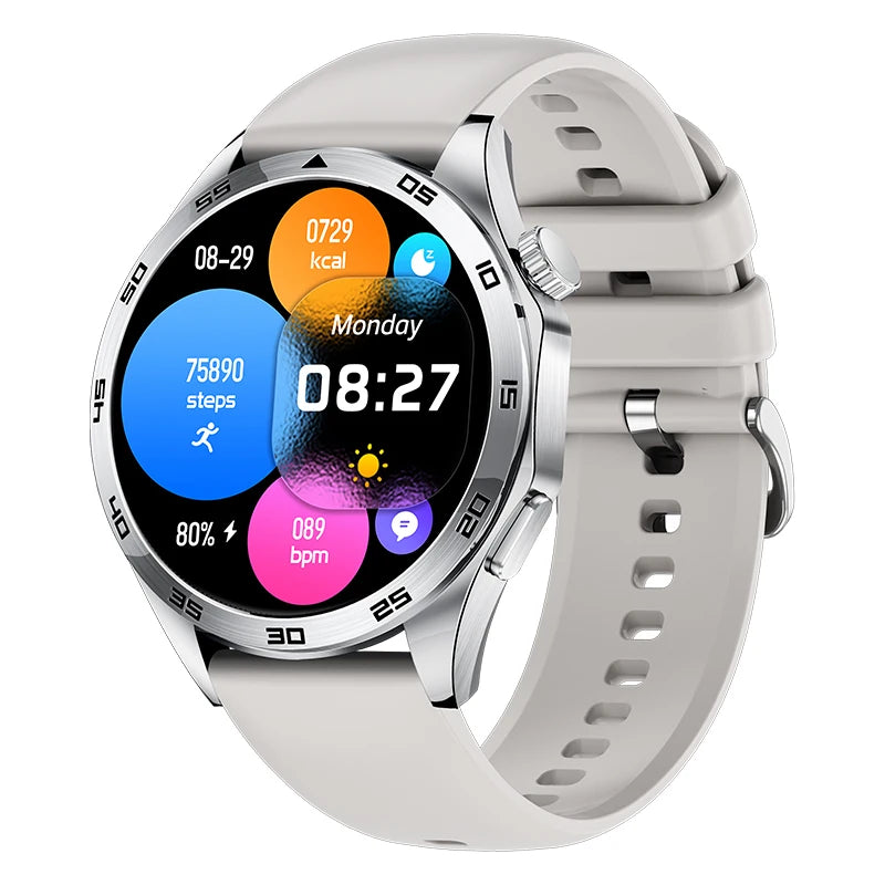 LIGE GT4 Pro Men's Smartwatch – ECG, Heart Rate, Bluetooth Call, Sports & Fitness Tracker for Android & iOS
