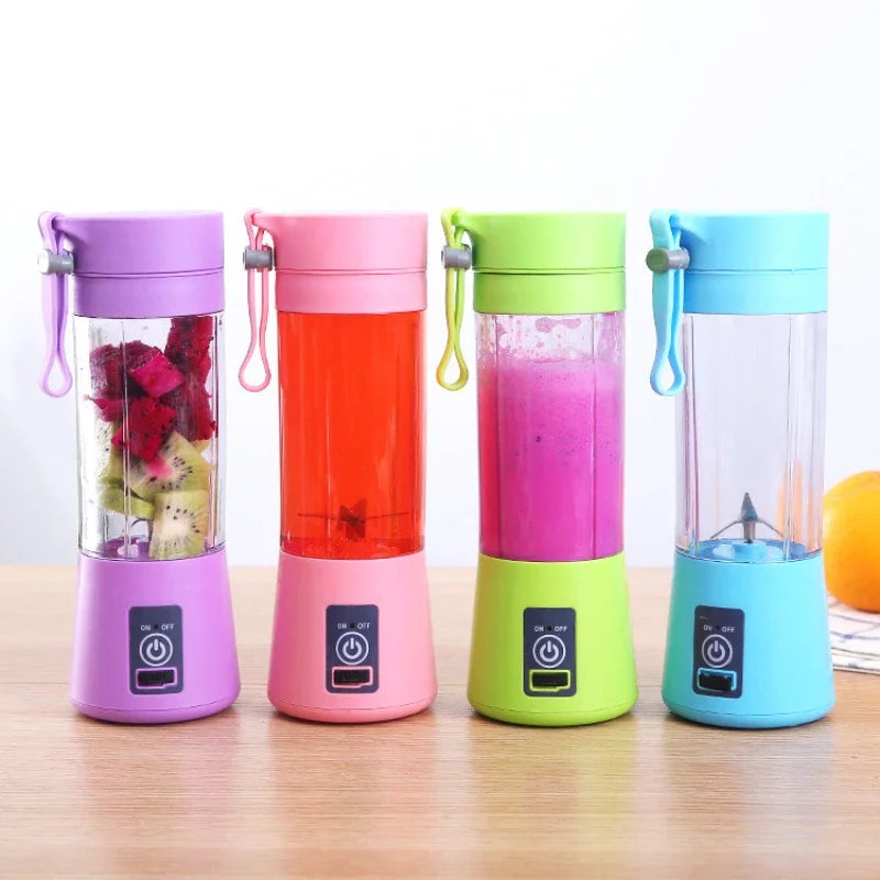 Rechargeable Handheld Juicer – USB Mini Smoothie Maker & Portable Food Blender